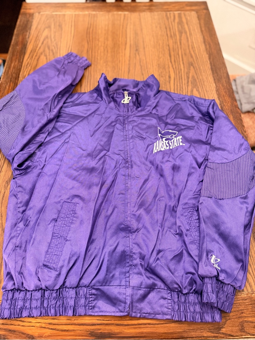 Logo Athletic Kids' Purple Kansas State Puffer Jacket